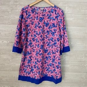 Talbots Starfish tunic cotton dress Gauze S